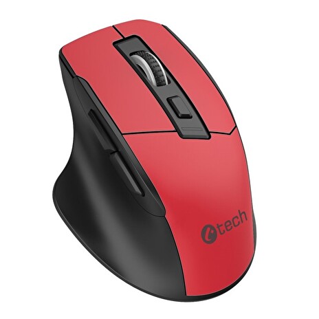 C-TECH Ergo WLM-05/Ergonomická/Optická/Bezdrátová USB/Červená