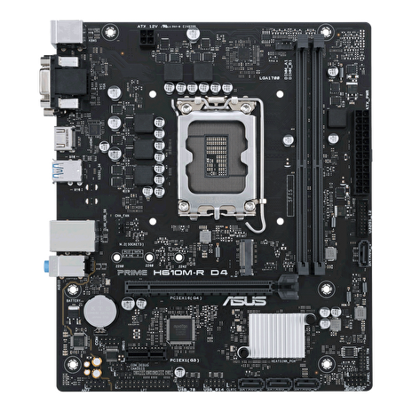 ASUS MB Sc LGA1700 PRIME H610M-R DDR4, Intel H610, 2xDDR4, 1xHDMI, 1xDVI, 1xVGA, mATX