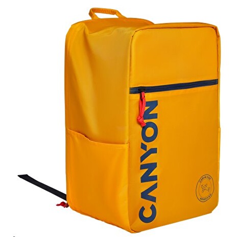 CANYON CSZ-02 batoh pro 15.6" notebook, 20x25x40cm, 20L, příruční zavazadlo, žlutá