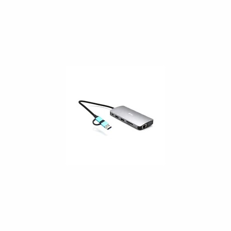 iTec USB 3.0 USB-C/Thunderbolt 3x Display Metal Nano Dock with LAN, PD 100 W