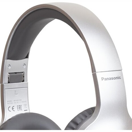 Panasonic RB-HX220BDES, bezdrátové sluchátka, přes hlavu, Bluetooth, Mikrofon, XBS, 23 hodin výdrž, stříbrná
