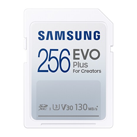 Samsung EVO Plus/SDXC/256GB/UHS-I U3 / Class 10