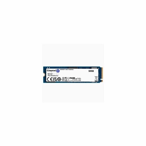 Kingston SSD 500GB NV2 M.2 2280 NVMe™ PCIe Gen (R 2100MB/s; W 1700MB/s)