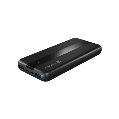 NATEC powerbanka TREVI SLIM Q 10000 mAh 2X USB QC3.0 + 1X PD, černá
