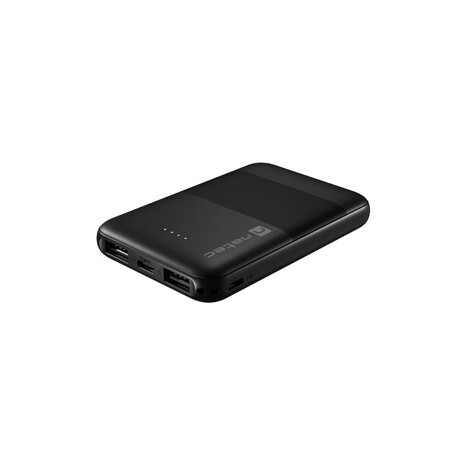 NATEC powerbanka TREVI COMPACT 5000 mA 2X USB-A + 1X USB-C, černá