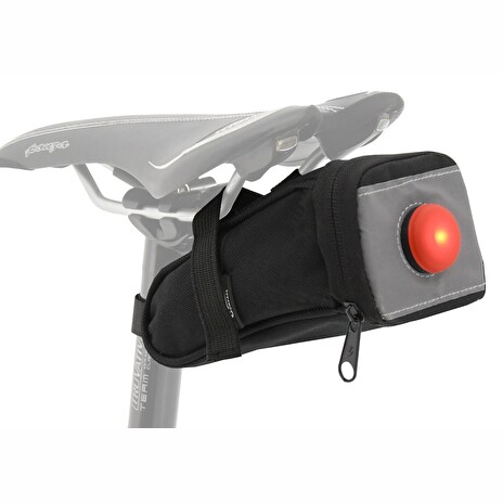 Brašna Compass pod sedlo se zadním LED světlem