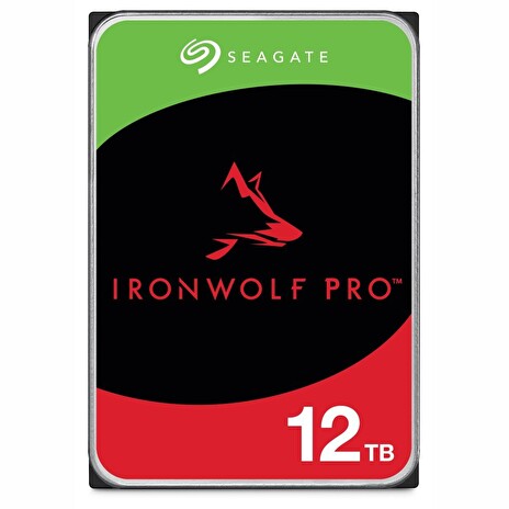 Seagate IronWolf Pro 12TB HDD / ST12000NT001 / Interní 3,5" / 7200 rpm / SATA III / 256 MB