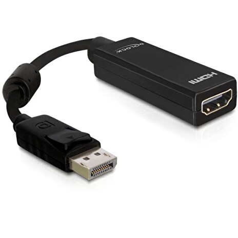 Delock Displayport 20pin samec > HDMI 19 pinový samice, délka 12,5 cm
