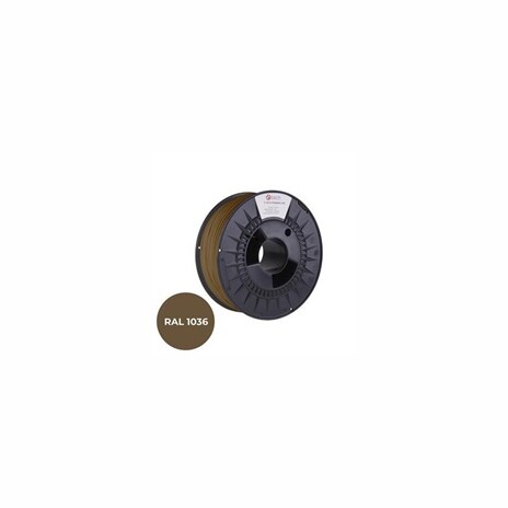 C-TECH Tisková struna (filament) PREMIUM LINE, PETG, perleťová zlatá, RAL1036, 1,75mm, 1kg