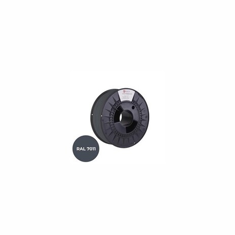C-TECH Tisková struna (filament) PREMIUM LINE, PETG, ocelová šedá, RAL7011, 1,75mm, 1kg