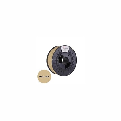 C-TECH Tisková struna (filament) PREMIUM LINE, PLA, béžová, RAL1001, 1,75mm, 1kg