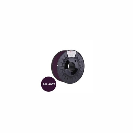 C-TECH Tisková struna (filament) PREMIUM LINE, PLA, purpurová fialková, RAL4007, 1,75mm, 1kg