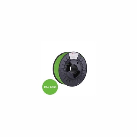 C-TECH Tisková struna (filament) PREMIUM LINE, PLA, luminiscenční zelená, RAL6038, 1,75mm, 1kg