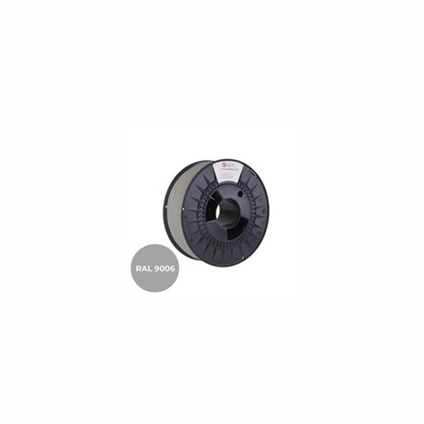 C-TECH Tisková struna (filament) PREMIUM LINE, PLA, bílý hliník, RAL9006, 1,75mm, 1kg