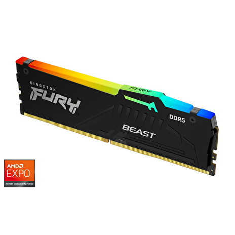 KINGSTON 16GB 5600MT/s DDR5 CL36 DIMM FURY Beast RGB EXPO