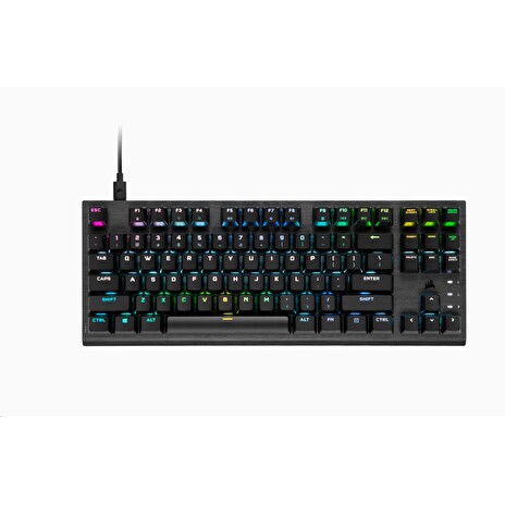 Corsair herní klávesnice K60 PRO TKL RGB RGB LED OPX černá