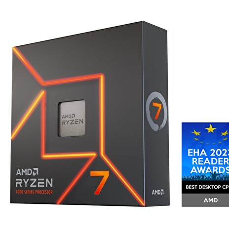 AMD Ryzen 7 7700X / LGA AM5 / max. 5,4GHz / 8C/16T / 40MB / 105W TDP / BOX bez chladiče