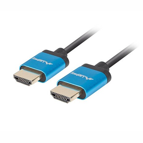 LANBERG HDMI M/M 2.0 kabel 1M 4K černý úzký