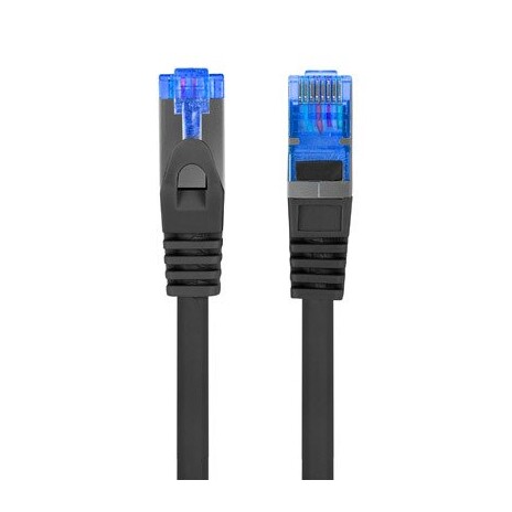 LANBERG Patch kabel CAT.6A FTP LSZH CCA 1.5M černý Fluke Passed