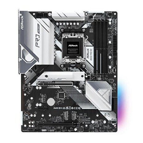 ASROCK B650 PRO RS (AM5, amd B650, 4xDDR5, PCIE 5.0, HDMI +DPort, 4xSATA3 +2xM.2, USB3.2 G2x2, GLAN 2,5G, ATX)