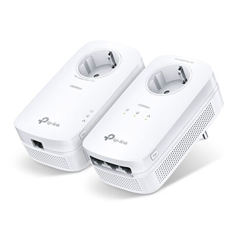 TP-Link TL-PA8030P - AV1300 Powerline Starter Kit průchozí zásuvka 3xGLAN