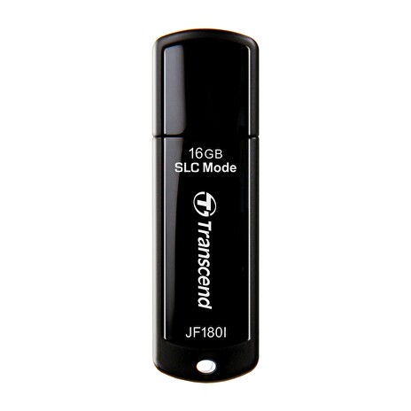 Transcend 16GB JetFlash 180I, USB 3.0 průmyslový flash disk (SLC mode), 155MB/s R, 135MB/s W, černá