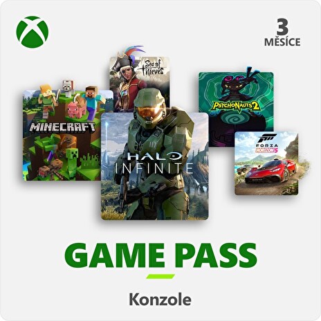 Předplatné Microsoft Xbox Game Pass Console - 3 měsíce