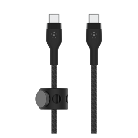 Belkin BOOST CHARGE™ USB-C/USB-C kabel, 1m, černý - odolný PRO Flex