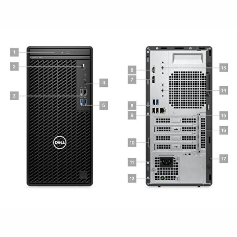 DELL OptiPlex MT 3000/i5-12500/8GB/256GB SSD/DVD-RW/W10P+W11P/3Y Prosupport onsite