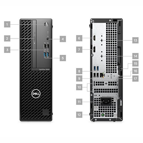 DELL OptiPlex SFF 3000/i5-12500/16GB/512GB SSD/W10P+W11P/3Y Prosupport onsite