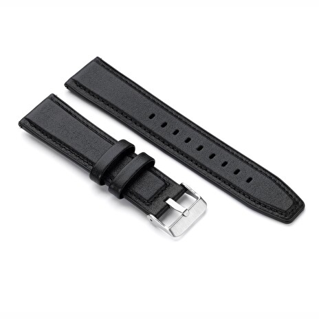 Řemínek Niceboy WATCH Band 22mm leather black