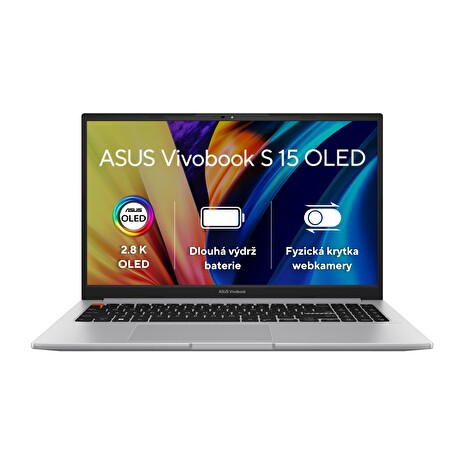 Asus Vivobook S 15 OLED/K3502/i7-12700H/15,6"/2880x1620/16GB/512GB SSD/Iris Xe/W11H/Gray/2R