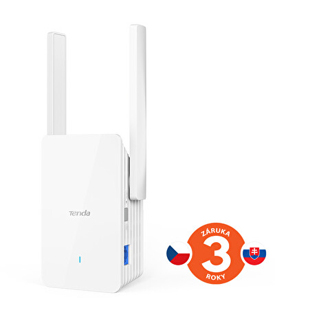 Tenda A33 - WiFi Range Extender AX3000 WiFi 6, opakovač 2976 Mb/s, 1x GLAN 1 Gb/s, WPS,2x 5dBi, WPA3