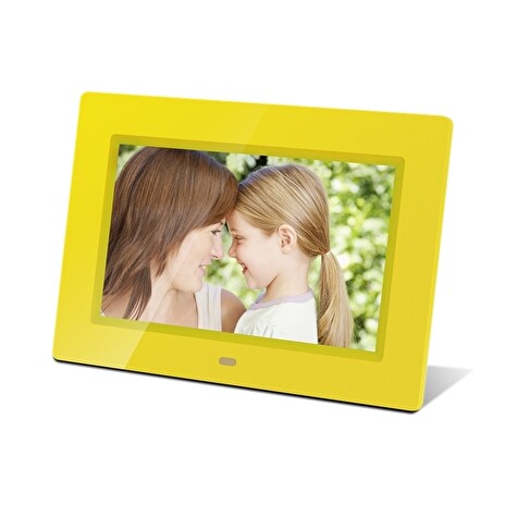 Braun DigiFRAME 711 Yellow (7", 800x480px, 16:9 LED)