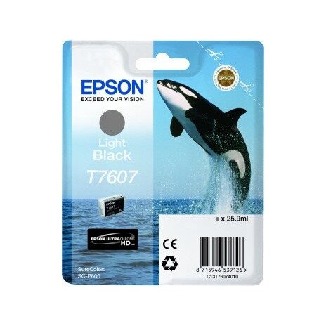 EPSON ink čer ULTRACHROME HD - Light Black - T7607