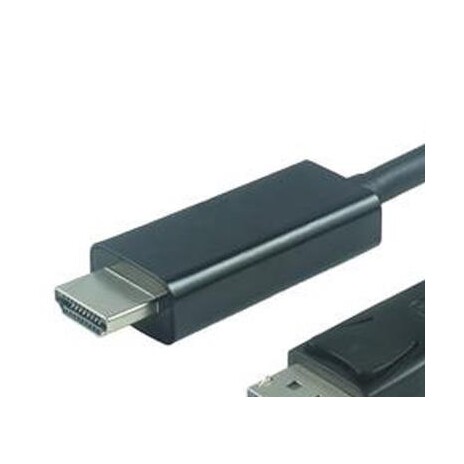 PremiumCord DisplayPort na HDMI kabel 1m M/M