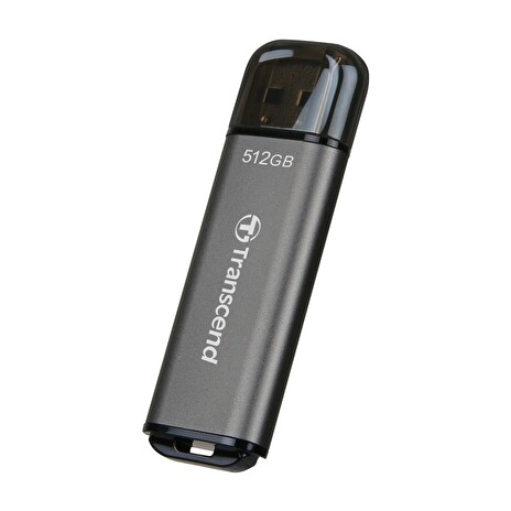 Transcend 512GB JetFlash 920, USB 3.0 (3.2 Gen 1) flash disk, LED indikace, 420MB/s R, 400MB/s W, vesmírně šedý