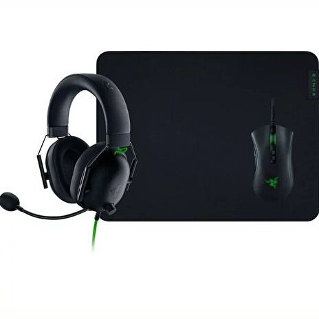 Razer Battle Bundle Black - set myš+sluchátka+podložka drátová/herní/program./20000DPI/mikrofon/černá