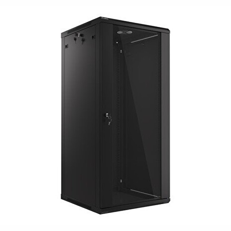LANBERG RACK CABINET 19” WALL-MOUNT 27U/600X600 (FLAT PACK) BLACK V2