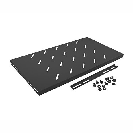 LANBERG 19" FIXED SHELF 1U/486X270MM MAX LOAD CAPACITY UP TO 120KG BLACK