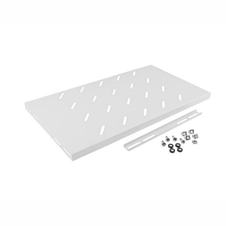 LANBERG 19" FIXED SHELF 1U/486X270MM MAX LOAD CAPACITY UP TO 120KG GREY