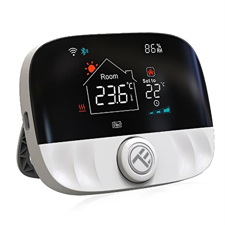 Tellur WiFi Smart Ambient Thermostat, TSH02-chytrý termostat, black