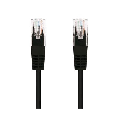 Kabel C-TECH patchcord Cat5e, UTP, černý, 3m