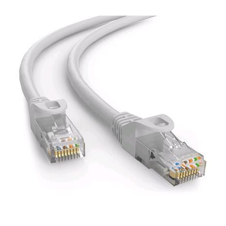 Kabel C-TECH patchcord Cat6, UTP, šedý, 5m