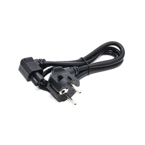 Kabel C-TECH síťový 1,8m VDE 220/230V napájecí notebook 3 pin Schuko, lomený