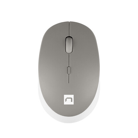Natec optická myš HARRIER 2/1600 DPI/Kancelářská/Optická/1 600 DPI/Bezdrátová Bluetooth/Bílá-šedá