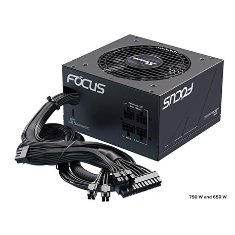 Zdroj 750W, SEASONIC FOCUS GM-750 GOLD (SSR-750FM), retail