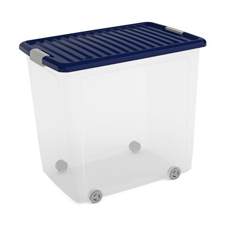 Box KIS W Box XL transparentní, indigo modrá