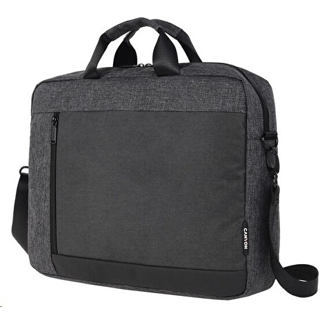 CANYON B-5 taška pro 15.6" ntb, 41 x 30 x 7cm, 8.5L, 3+1 kapsy, dešti odolná, šedá