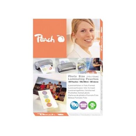 PEACH laminovací folie 10x15 cm Laminating Pouch Photosize (80x111mm), 125mic, 100ks